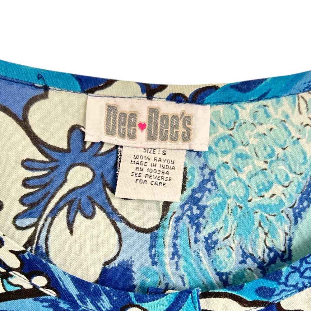 Dee Dee’s Hawaiian Dress Mumu Housedress Small Vi… - image 5